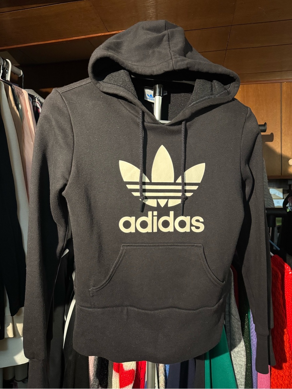 Women’s Adidas Black Fleece Hoodie